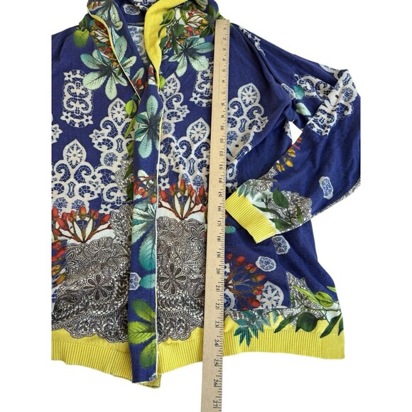 JOHNNY WAS BIYA Hoodie Wrap Kimono Jacket Cardigan Size Small - Picture 6 of 10